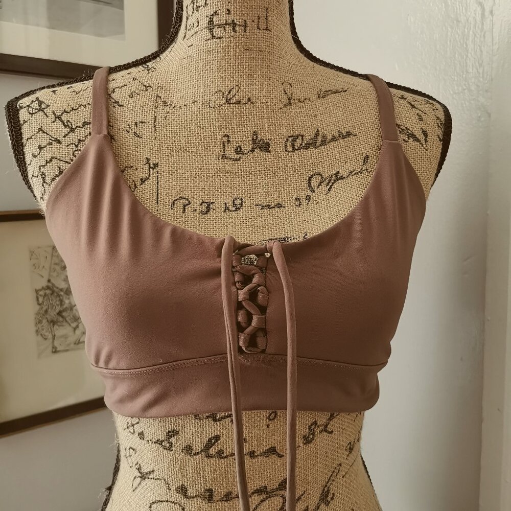 Year of Ours Lace Up Sports Bra